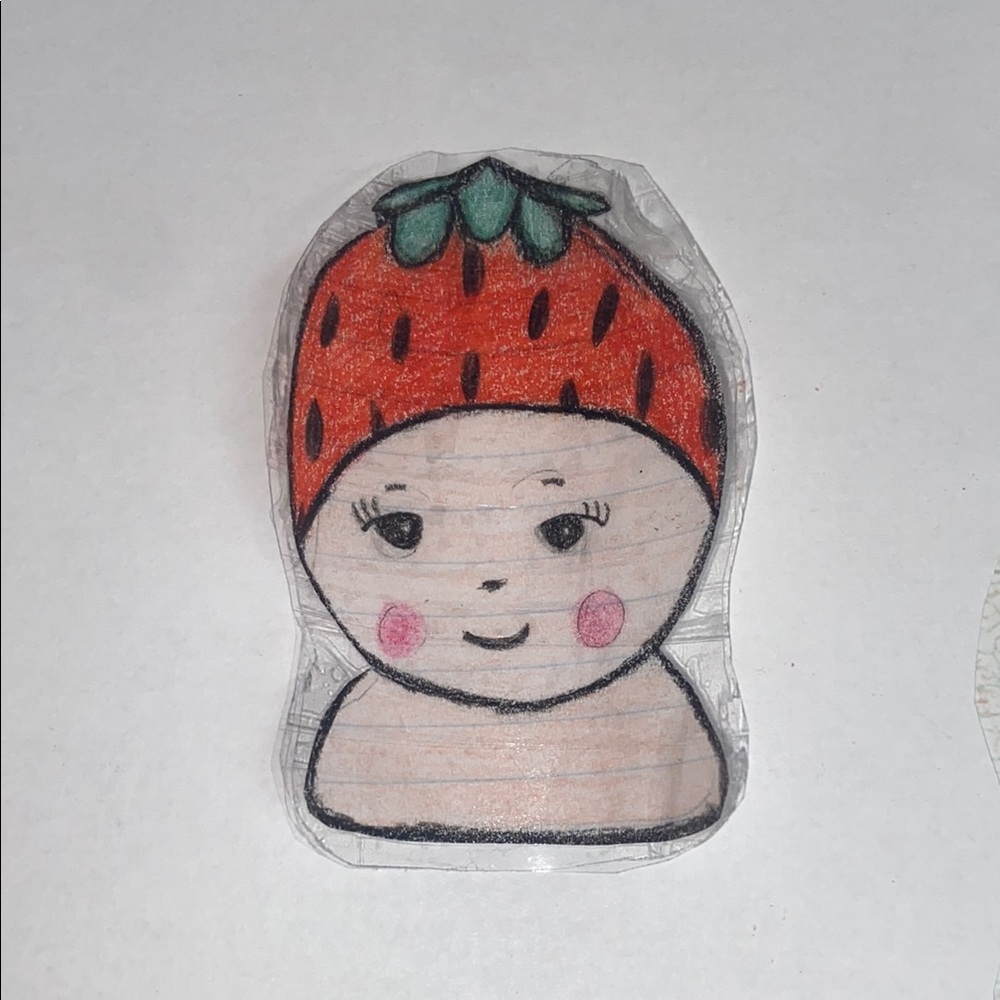 Cute Strawberry Sonny angel sticker